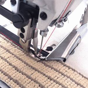 工业同步车拉筒包边器电动缝纫机厚料单包对折龙头毛毯坐垫滚边器