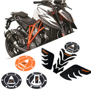 适用 KTM DUKE 690鱼骨贴 改装3D油箱贴纸 1050 1190 1290 盖贴花