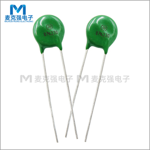 压敏电阻MYG 07K330 绿色压敏电压33V片径7mm环保7D330K保护器件