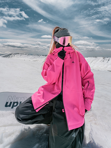 南恩3L滑雪服女滑雪衣单板双板防水滑雪外套2023新款美式男款雪服
