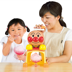 日本进口面*包*超*人消暑解热手动刨冰机 碎冰机沙冰机过家家玩具