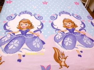全棉床上用品床品布料DIY 白雪公主苏菲亚女孩 宽度13元半米