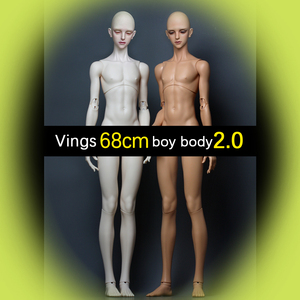 【暂关仓，可补款】Vings68美少年2.0体 bjd 素体 娃娃 68cm sd