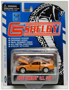 原厂合金玩具福特野马谢尔比肌肉车模型 1/64 2007 Shelby GT 500