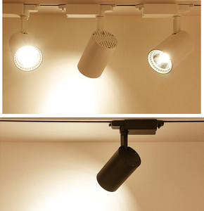 雷哲LED轨道射灯商用服装店导轨式20瓦30瓦节能时尚超亮暖中性白