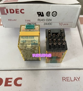 原装正品IDEC和泉继电器RU2S-CD RU4S-D24 D110 A220 D12现货!