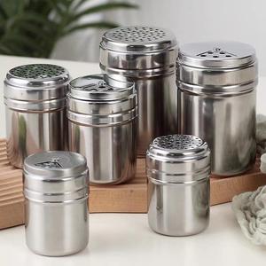 不锈钢烧烤调料罐撒料瓶子调味盒罐子瓶罐商用盐罐厨房家用小号
