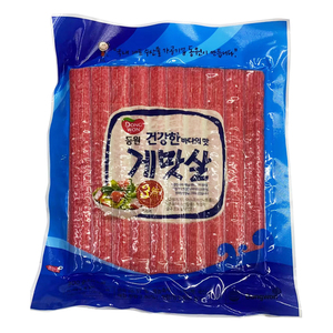 韩国进口东远模拟蟹肉棒300g 拌沙拉炒蔬菜做寿司三明治食材