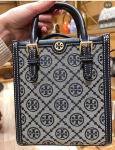 美国代购TB女包TORY BURCH T MONOGRAM蒙田迷你琴谱包托特包87146