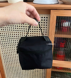 口红数据线精油收纳包小号高级尼龙质感手提包mini随身便携杂物包