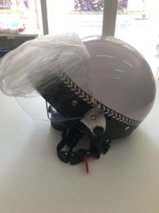 夏季款带面罩电动车摩托车骑行通勤安全头盔