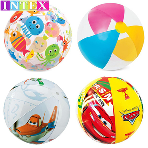 INTEX充气沙滩球宝宝戏水玩具球亲子游戏手球 泳池气球手球草地球