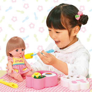日本正版咪露便当盒娃娃配件喂食玩具食物儿童仿真过家家女孩礼物