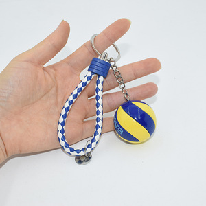 小排球钥匙扣迷你礼品比赛纪念中国女排mikasa摩腾钥匙链书包挂件