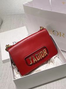 dior迪奥 jadior 链条包中号，红金配色，97新以上成色，现货6xxx