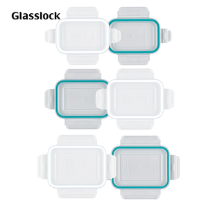 Glasslock韩国进口保鲜盒长方形/手提形/米箱配件盖子多型号适配