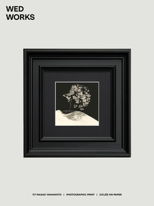山本昌南 黑白艺术摄影高级感 重工质感实木框小墙面组合装饰画
