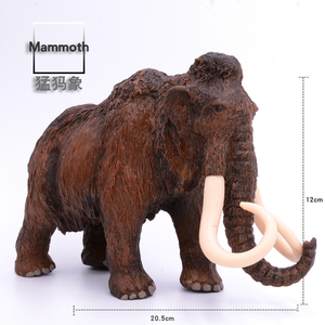 男孩礼物儿童仿真动物玩具模型 史前生物 猛犸象 长毛象3-12周岁