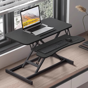 站立式电脑升降支架笔记本台式显示器桌面增高站着办公工作台折叠