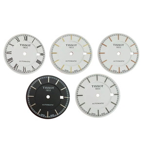 手表配件 适用天梭女款卡森T085机械表字面 表面T085207A表盘表针