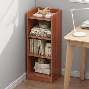 书架落地简约收纳窄缝小书柜卧室简易小型家用储物柜客厅置物架子