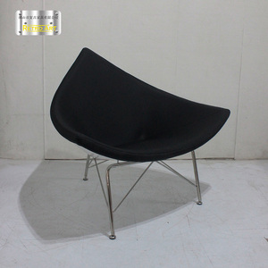 时尚个性椰子壳椅玻璃钢休闲椅凳子单人咖啡厅三角造型椅子创意