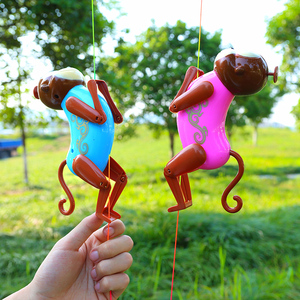 创意儿童益智3岁男孩一岁宝宝2岁趣味会爬绳子小拉线猴子爬树玩具