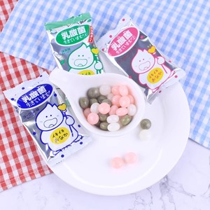 10袋装日本进口零食吉向KIKKO八尾浓缩乳酸菌糖果草莓味玻珠仔糖