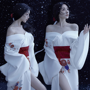 神明少女和服女改良中国风连衣裙写真女日式正装影楼主题拍照服装
