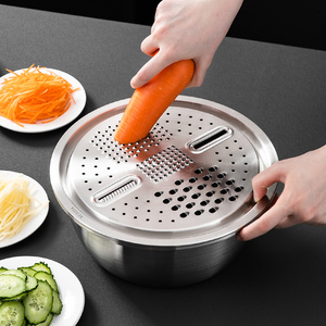 刨丝器土豆丝切菜神器304不锈钢家用切片擦丝器厨房多功能萝卜丝