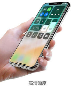 适用iPhone X 手机高清钢化膜 苹果X 前后膜防摔玻璃手机保护贴膜