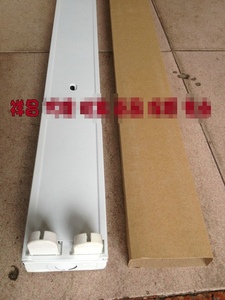 佛山LED日光灯管T8双支管平盖平罩座专用支架空灯架0.60.91.2米