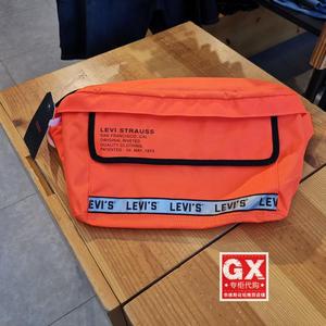 GX出品 levis李维斯 38007-0055 橙 时尚中性休闲手提斜跨小腰包
