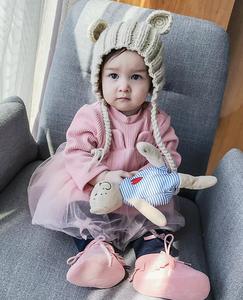 IslandKids原创童装定制女宝宝女童连衣裙加绒加厚可爱兔子上衣