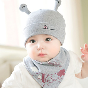 春秋男童0个月婴儿帽子夏季1岁小孩宝宝男孩3超萌6薄款12可爱韩版