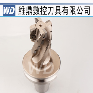 台湾BT40柄整体可转位螺旋立铣刀玉米粒 棒铣刀 粗皮铣刀APKT1204