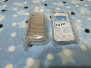 诺基亚 5230 5233 E63 E71防摔防滑保护套硅胶套透明手机壳5J电池