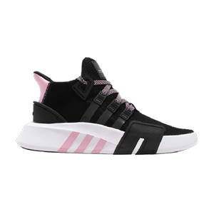 阿迪达斯Adidas EQT Bask ADV 实战训练女士减震运动篮球鞋黑白粉