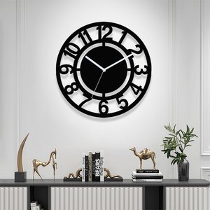 挂钟客厅静音家用北欧简约个性时尚创意数字钟表摇摆钟装饰大时钟