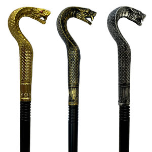 节日舞会COS装扮武器权杖道具金色蛇头手杖埃及法老权杖国王武器