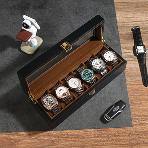 高档腕表盒手表收纳盒首饰盒玻璃天窗手链手表展示盒手表箱收藏盒