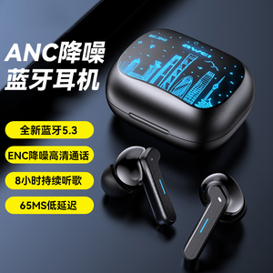 Awei用维T53蓝牙耳机无线入耳式ANC降噪电竞游戏高端跑步超长待机