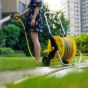 家用浇花专用水管软管庭院子浇菜喷头神器冲洗车水枪收纳车收卷器