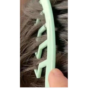 z字发缝梳发根蓬松造型便携女长发专用发际线消失发分缝神器梳子