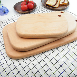 整木砧板切菜板辅食板面包板榉木板披萨板菜板托盘实木无拼接