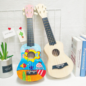 浪漫自制21寸尤克里里乌克丽丽小吉他学生音乐DIY玩具乐器材料包
