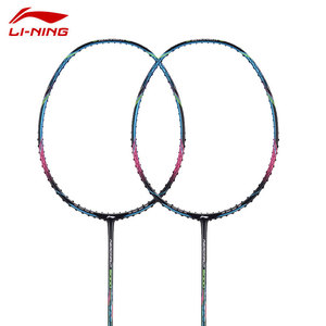【2019新品】李宁羽毛球单拍风动5000速度型碳纤维羽毛球拍