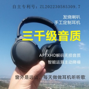 发烧主动降噪蓝牙头戴式耳机手工定制智能重低音游戏other/其他无