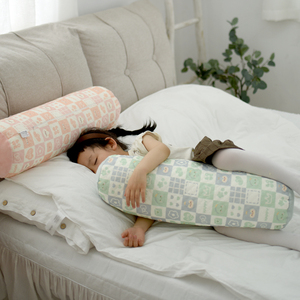 田园风冰丝可拆洗卡通抱枕圆柱睡觉夹腿长条枕孕妇枕床头枕头靠枕