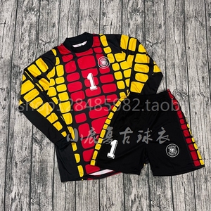 1994世界杯德国守门员球服卡恩伊尔格纳长袖套装复古经典足球球衣